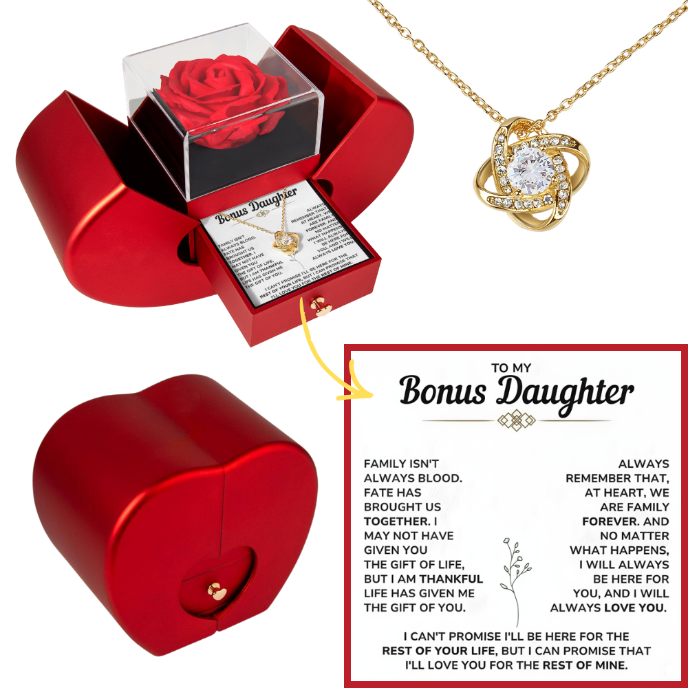 To My Bonus Daughter - Life Gave Me the Gift of You, Step Daughter Jewelry