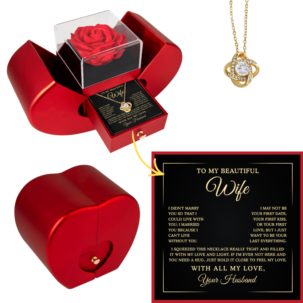 To My Wife Necklace From Husband Gift for Wives Beautiful Jewelry