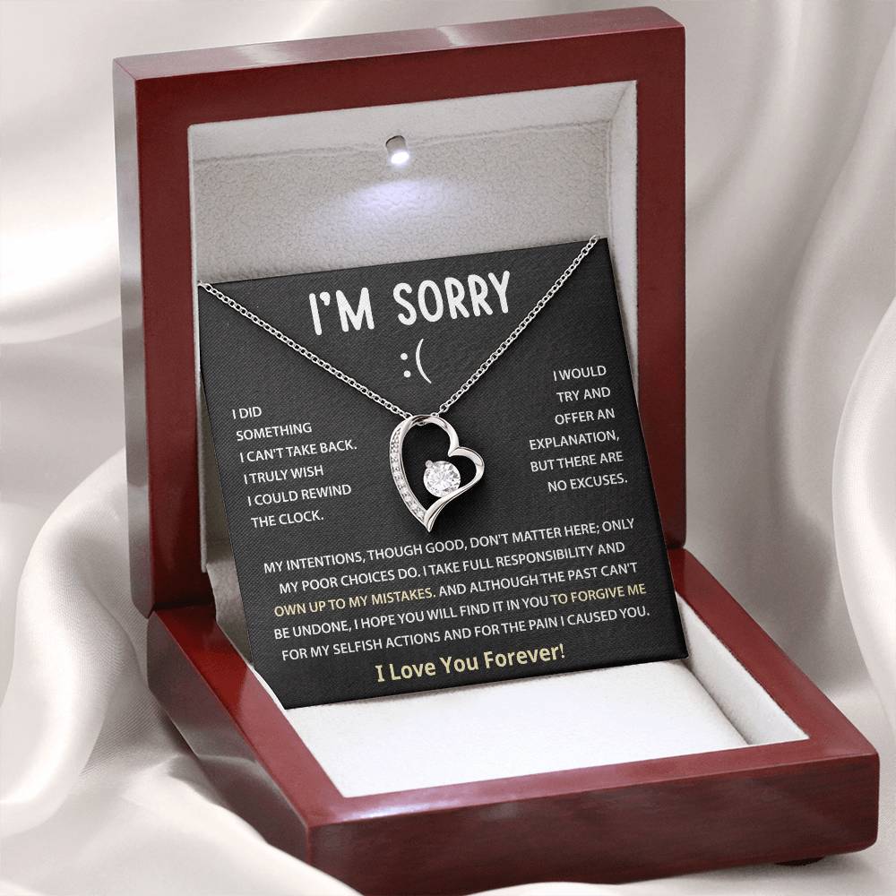 Sorry for Hurting You - Forgiveness, Apology Necklace
