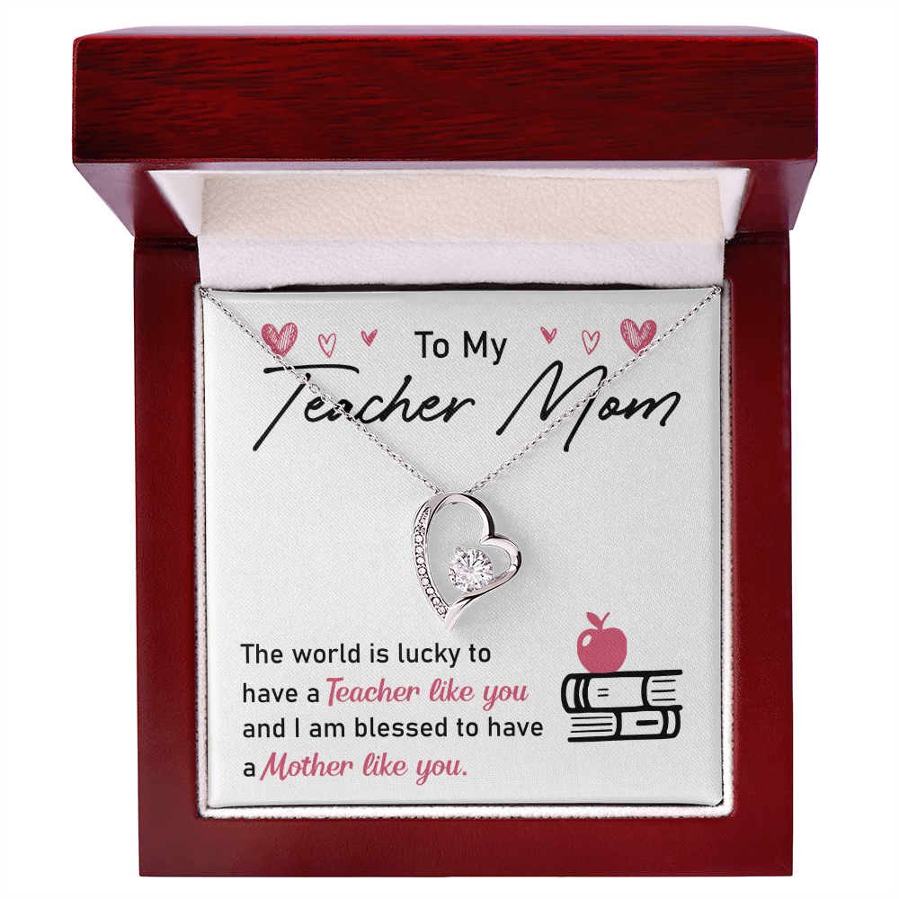 Elegant Necklace with gift box and heartfelt message