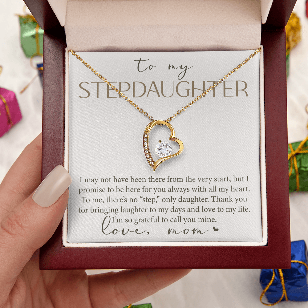 To My Stepdaughter - Bonus Daughter Necklace, Daughter Jewelry