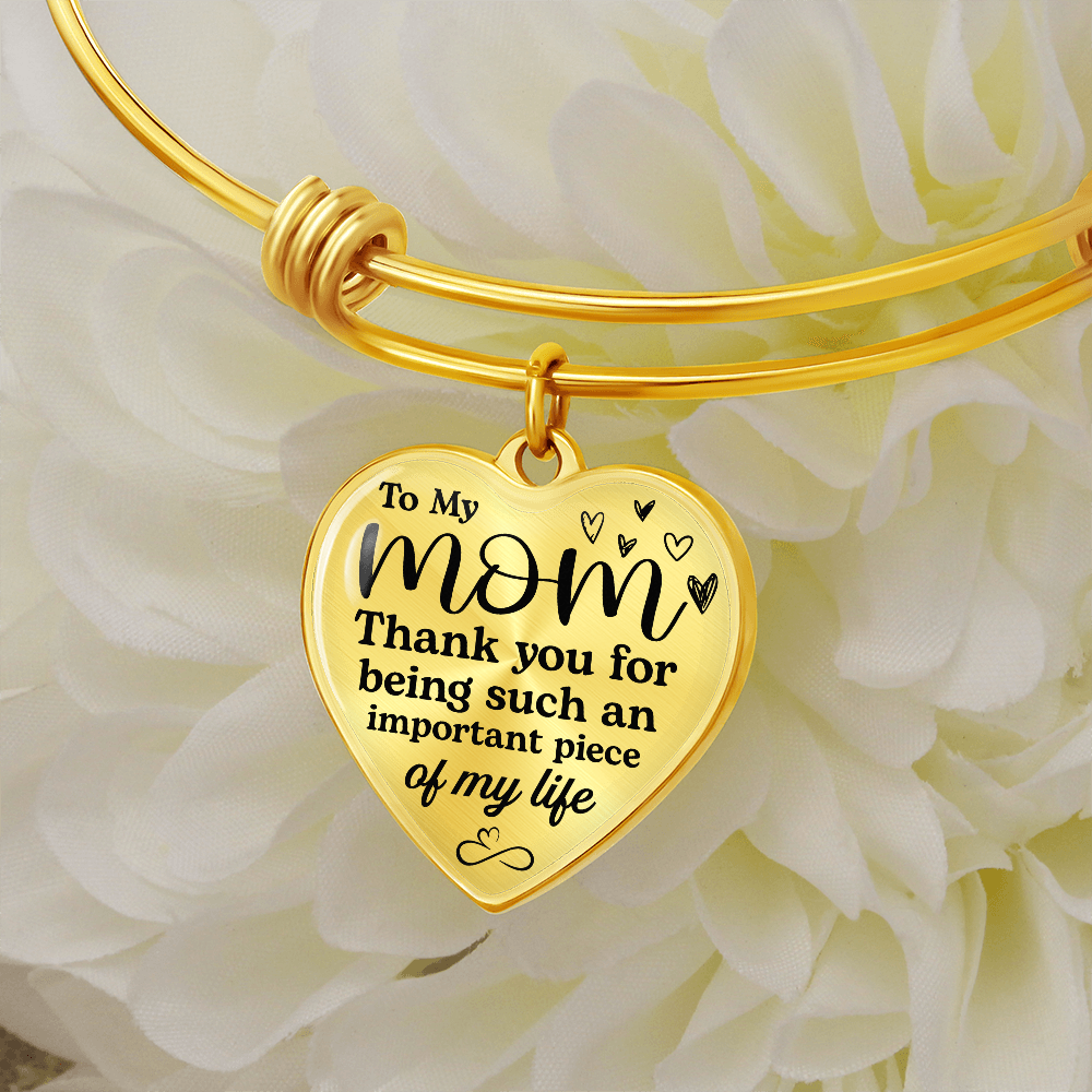 Pandora Heart Bangle Bracelet for Women - Mother's Day Bangle, Mommy and Me Bangles.