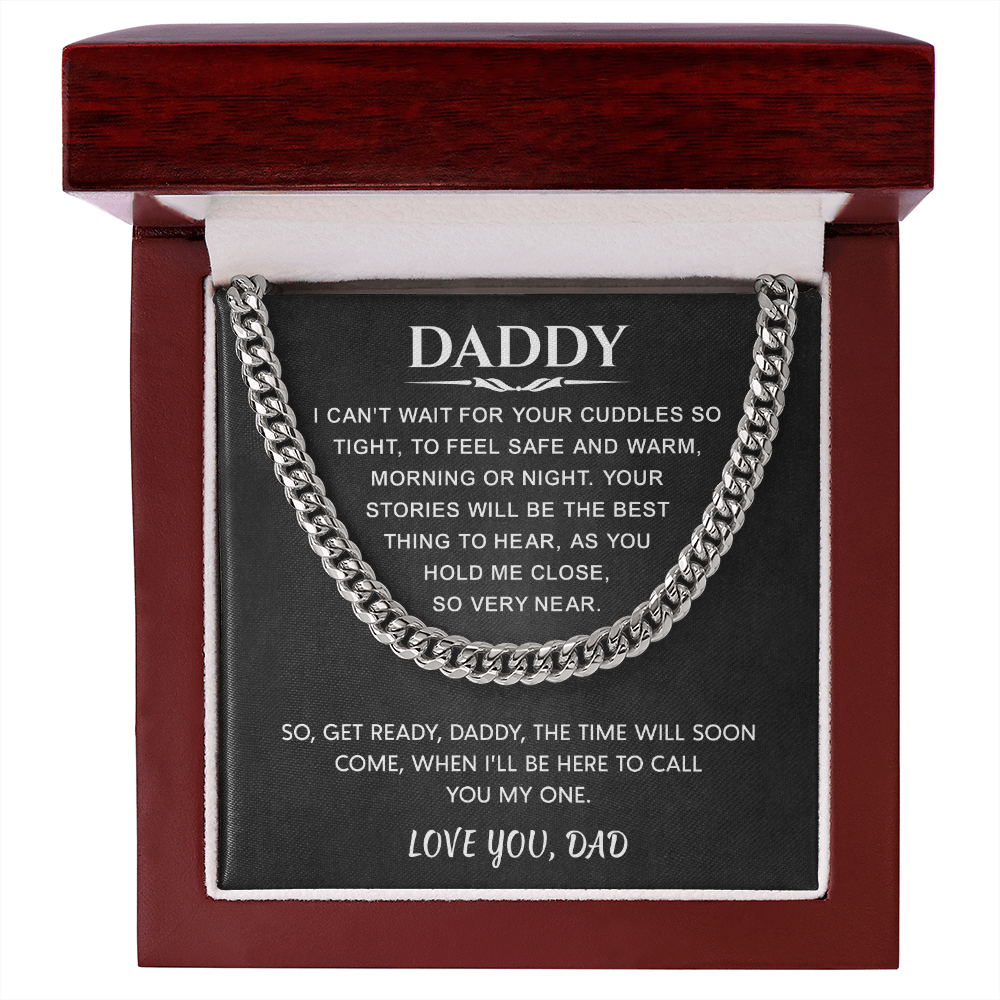 To My Father's Day Necklace - 70th Birthday Gifts for Dad, Dad Gifts from Daughter
