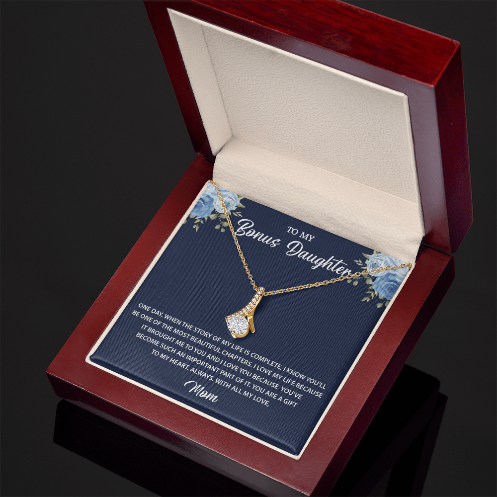 Step Daughter Gifts for Birthday, Birthday Gifts for Step Daughter, Necklace Daughter