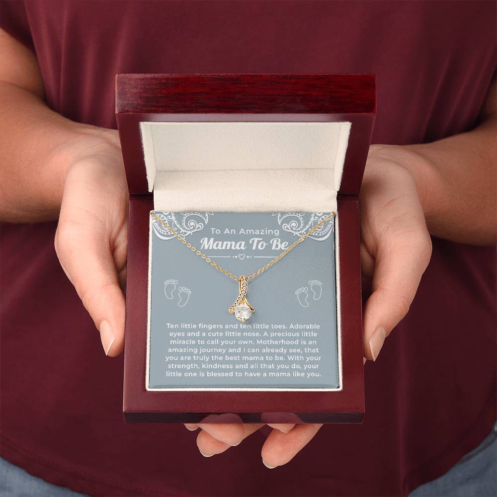 Alluring Beauty Necklace: Gift for New Moms, Moms-to-Be & Pregnant Daughters