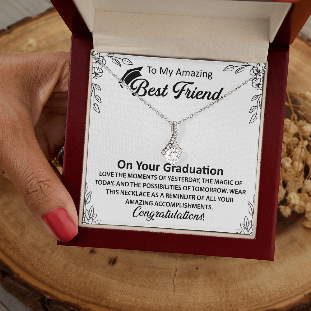 Graduation Gift Ideas for Best Friend - Alluring Beauty Necklace, Gifts for Her