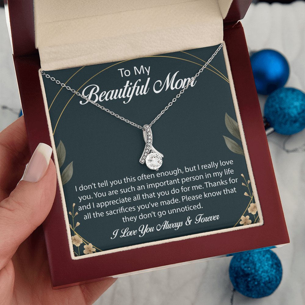 Alluring Beauty Necklace – Meaningful Gift for First-Time Moms