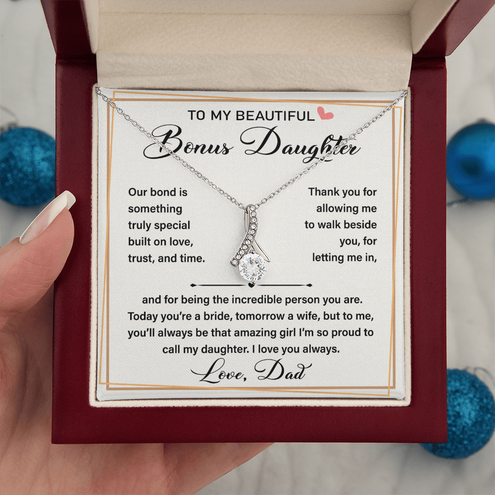 Bonus Daughter Necklace From Dad – a Heartfelt Present