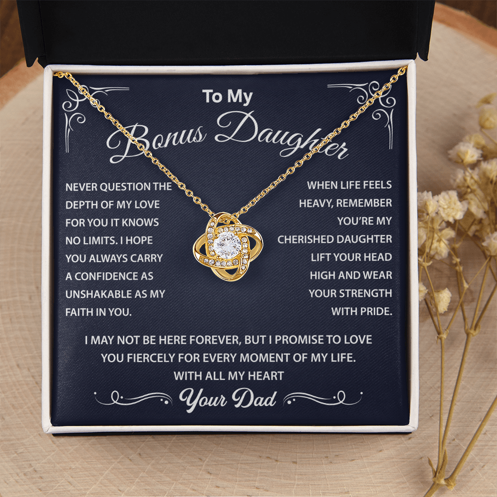 Bonus Daughter Necklace – Gift From Mom or Dad
