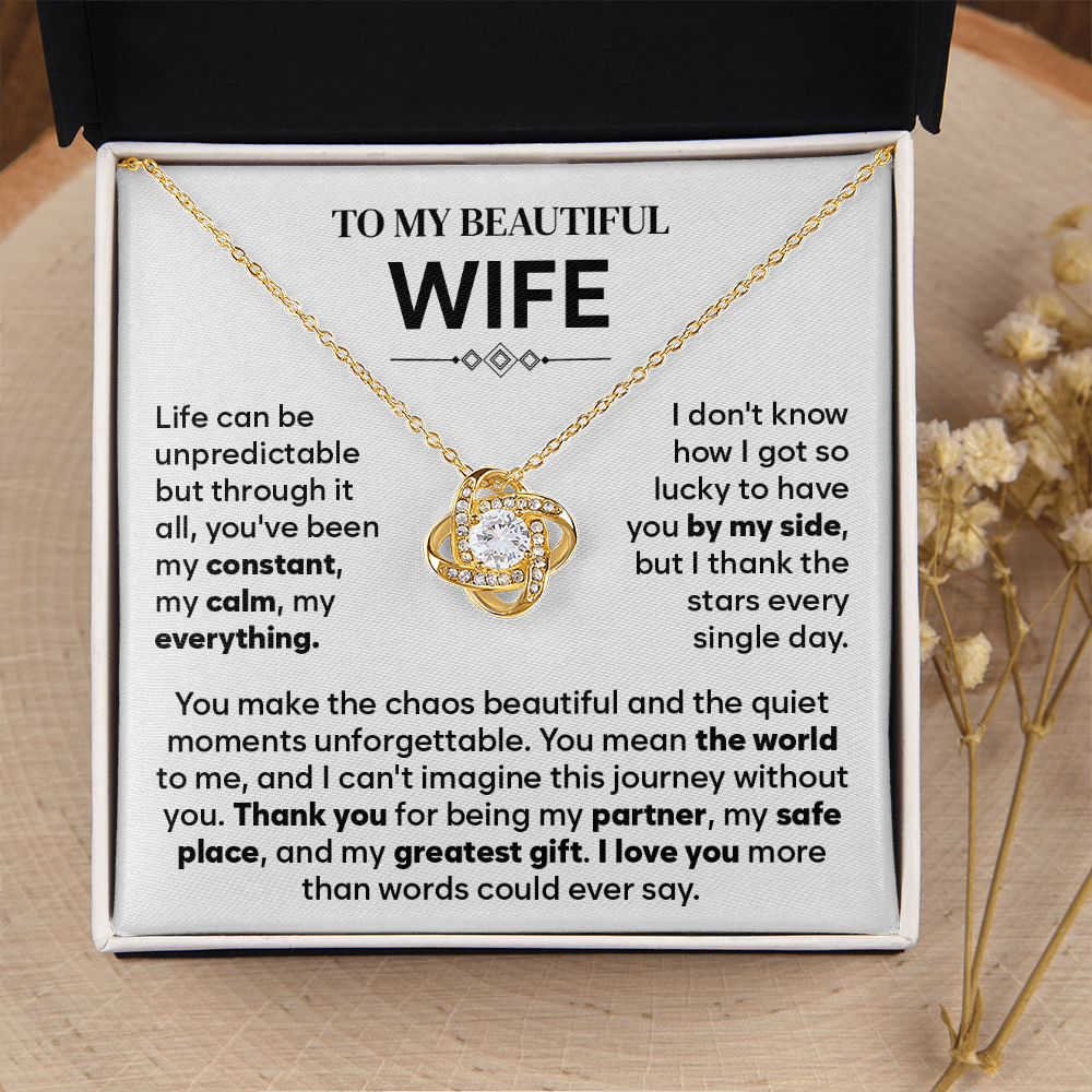 To My Beautiful Wife - You Are My Forever Best Friend - Necklace
