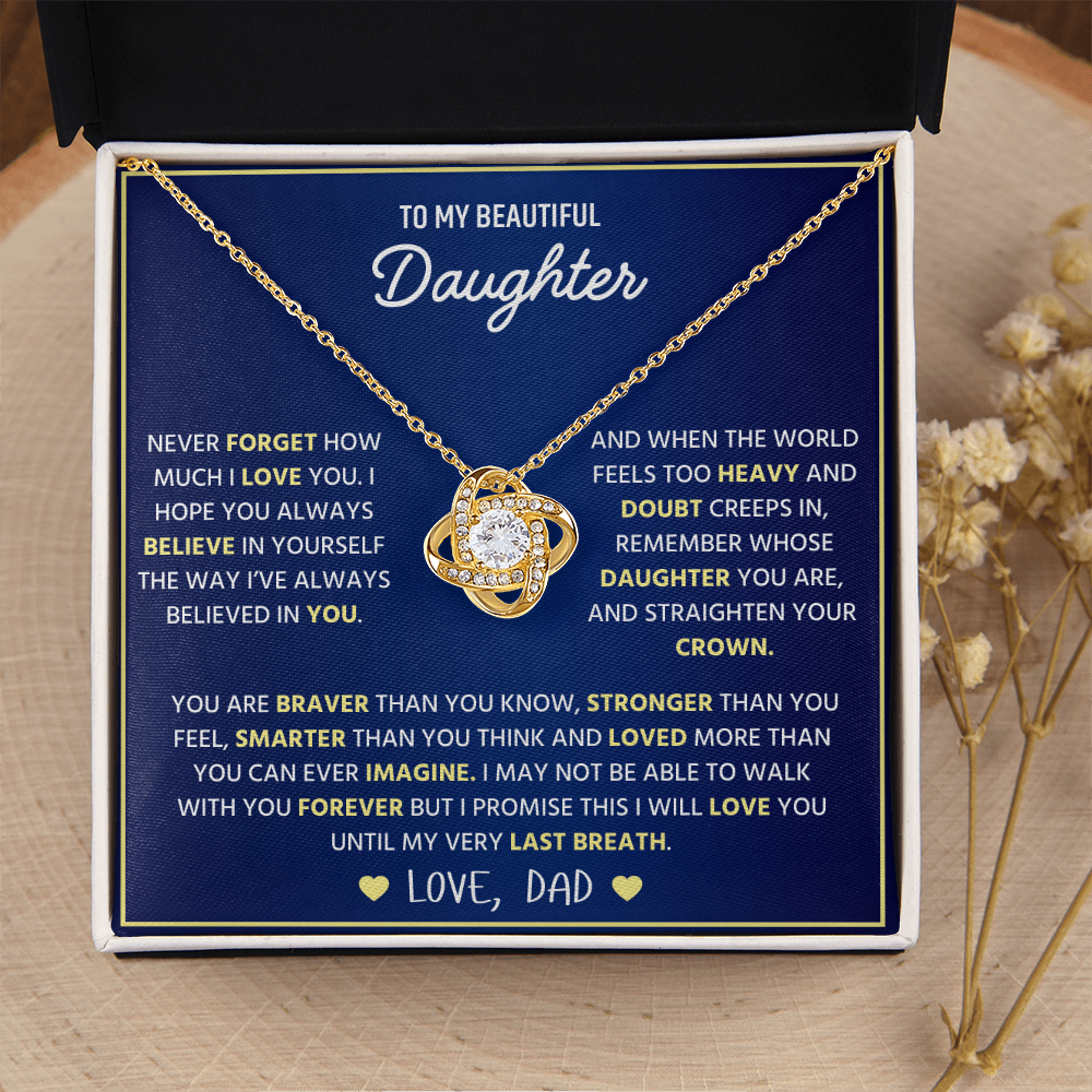 Gift for Daughter From Dad Daughter Necklaces From Mom