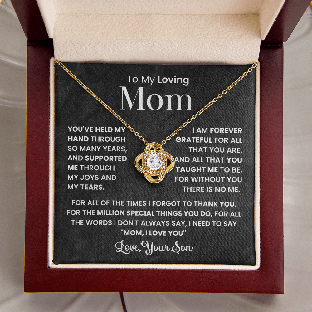 To My Loving Mom - This Necklace is a Small Token of My Love