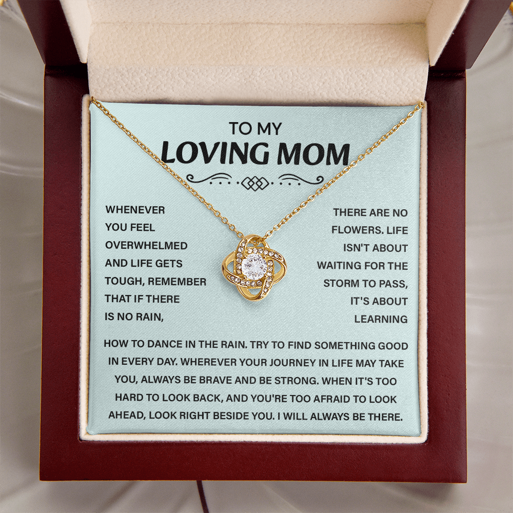 To My Loving Mom - You Are the Heartbeat of Our Family - Necklace for Her