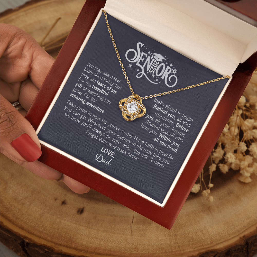 College High School Graduation Gifts 2025 - Daughter Necklace Gifts for Her From Dad