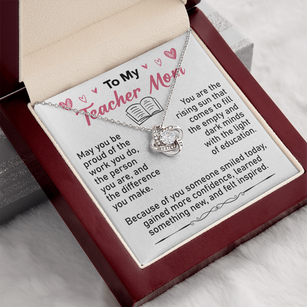 Elegant Necklace with gift box and heartfelt message