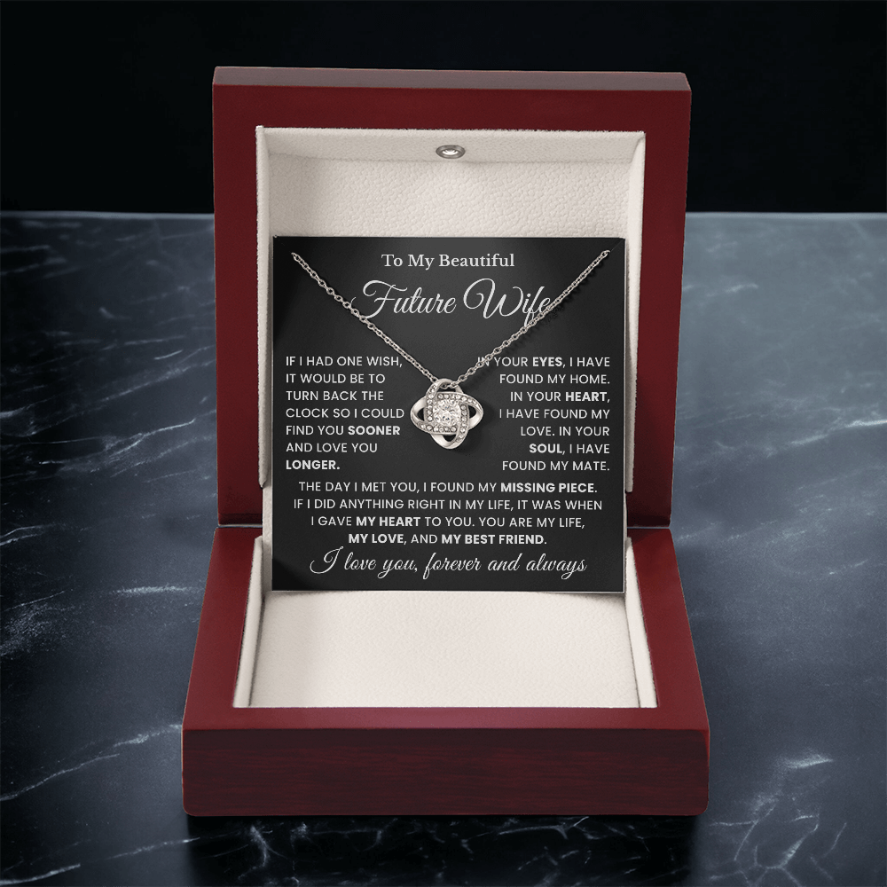 To My Future Wife Necklace, Best Wife Gifts From Husband, Sentimental Gifts for Women