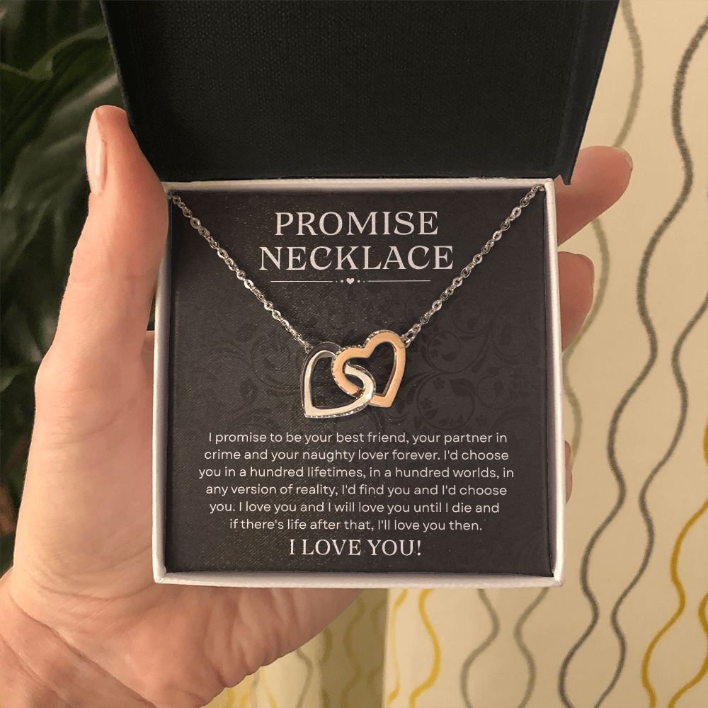 Promise Necklaces Gifts for Women, Meaningful Necklace for Girlfriend, Wife, Fiancée