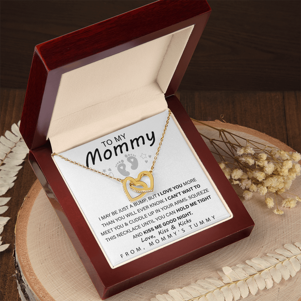 Best Gifts for New Moms – Interlocking Heart Necklace, Perfect Gift for First-Time Moms