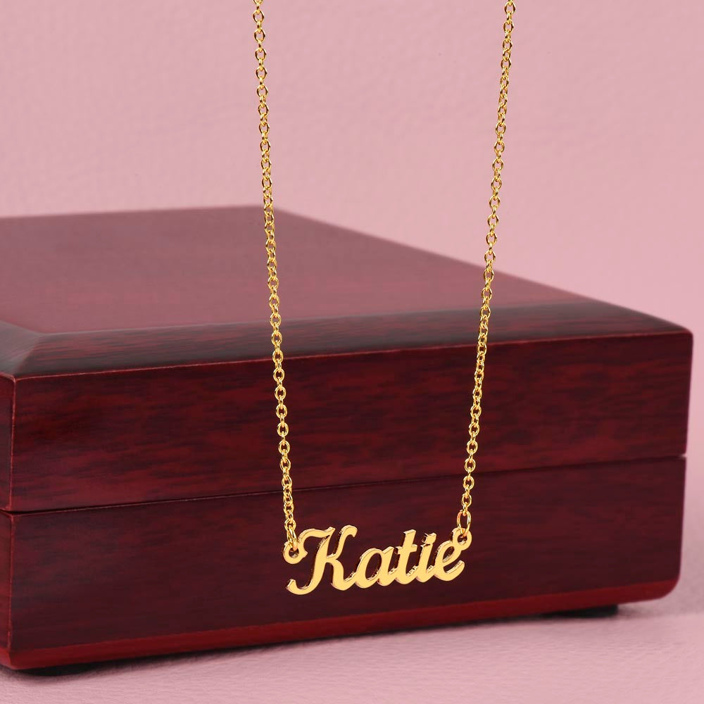 Necklaces for Graduation Gifts - Name Necklace for Women, Mother and Daughter Necklace