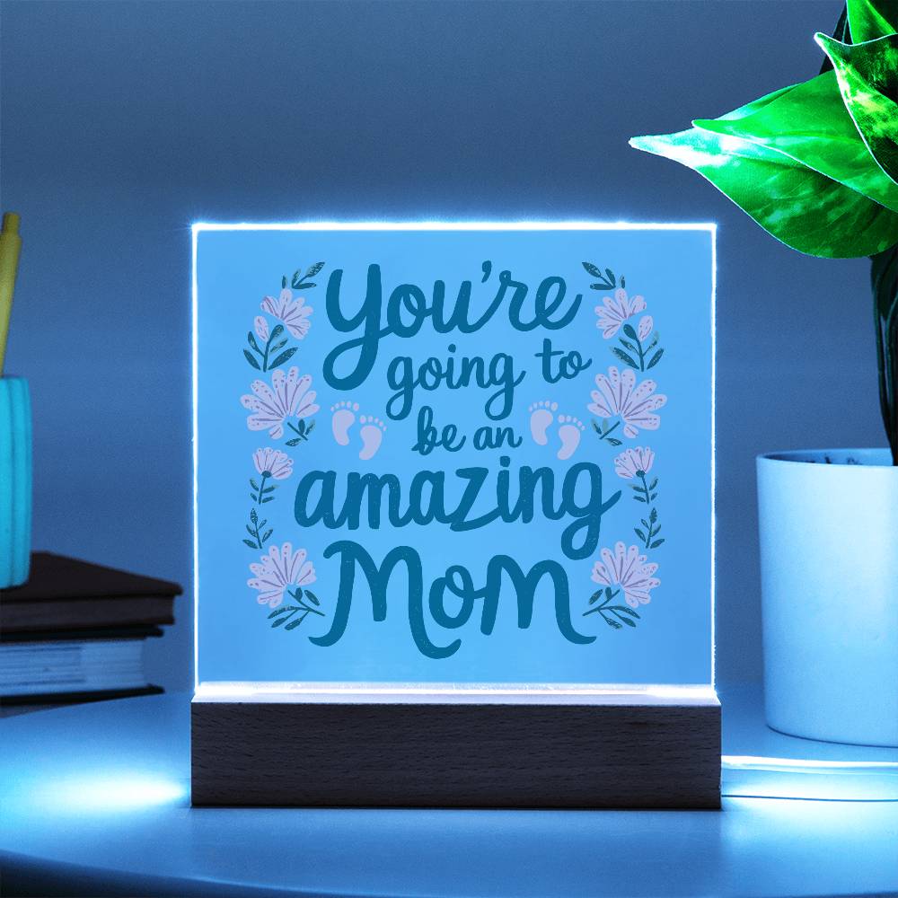 Acrylic Plaque: Inspirational Pregnancy Gifts for Expecting Mom, Pregnancy Must Haves, Pregnancy Gifts for Expecting Mom, 1st Mothers Day Gift for New Mom