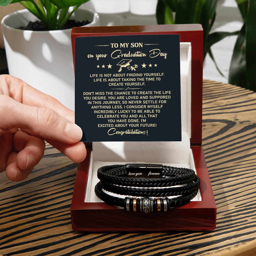 Best Graduation Gifts for Son, Best Gifts for son, Graduation Gifts for son, Son Graduation Gifts, Love You Forever Bracelet Gifts