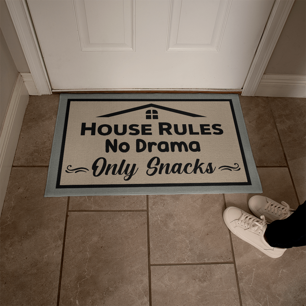 Funny House Rules Doormat