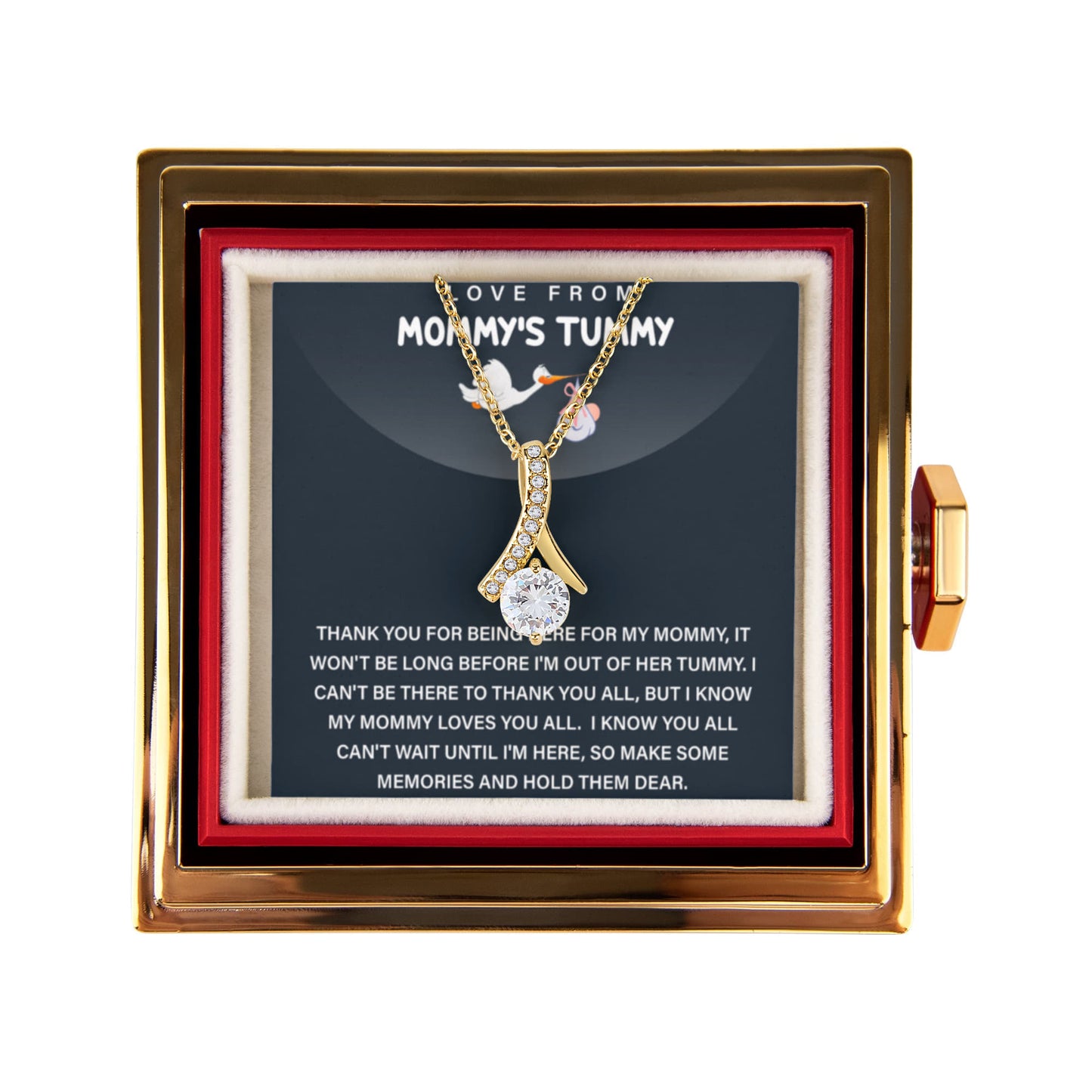 To My Mama To Be - Be Loved For The Rest of Your Life - Alluring Beauty Necklace