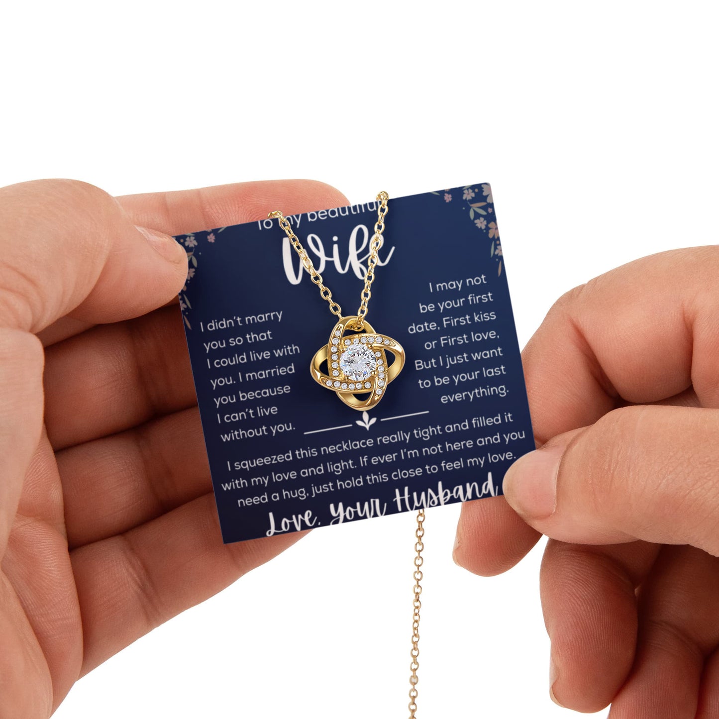 To My Wife Necklace Form Lover Husband for My Sweet Heart