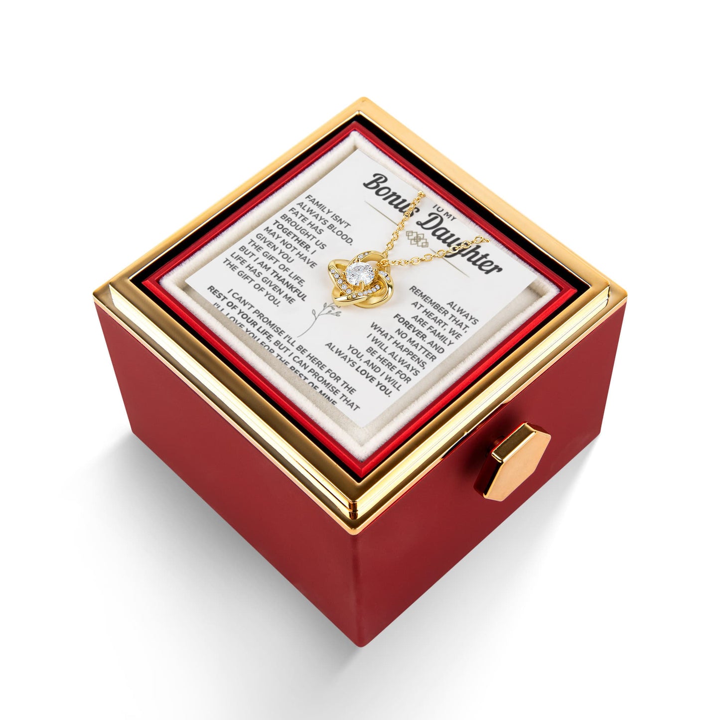 To My Bonus Daughter - Thank You for Being the Beautiful Gift That You Are, Dad to Daughter Gift