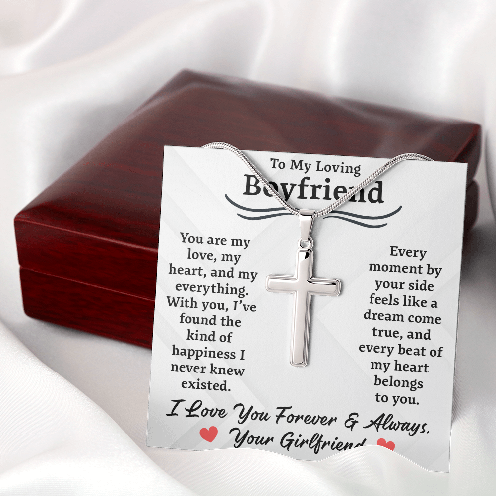 Valentine’s Day Artisan Cross Necklace – A Meaningful Gift to Celebrate Love with My Boyfriend