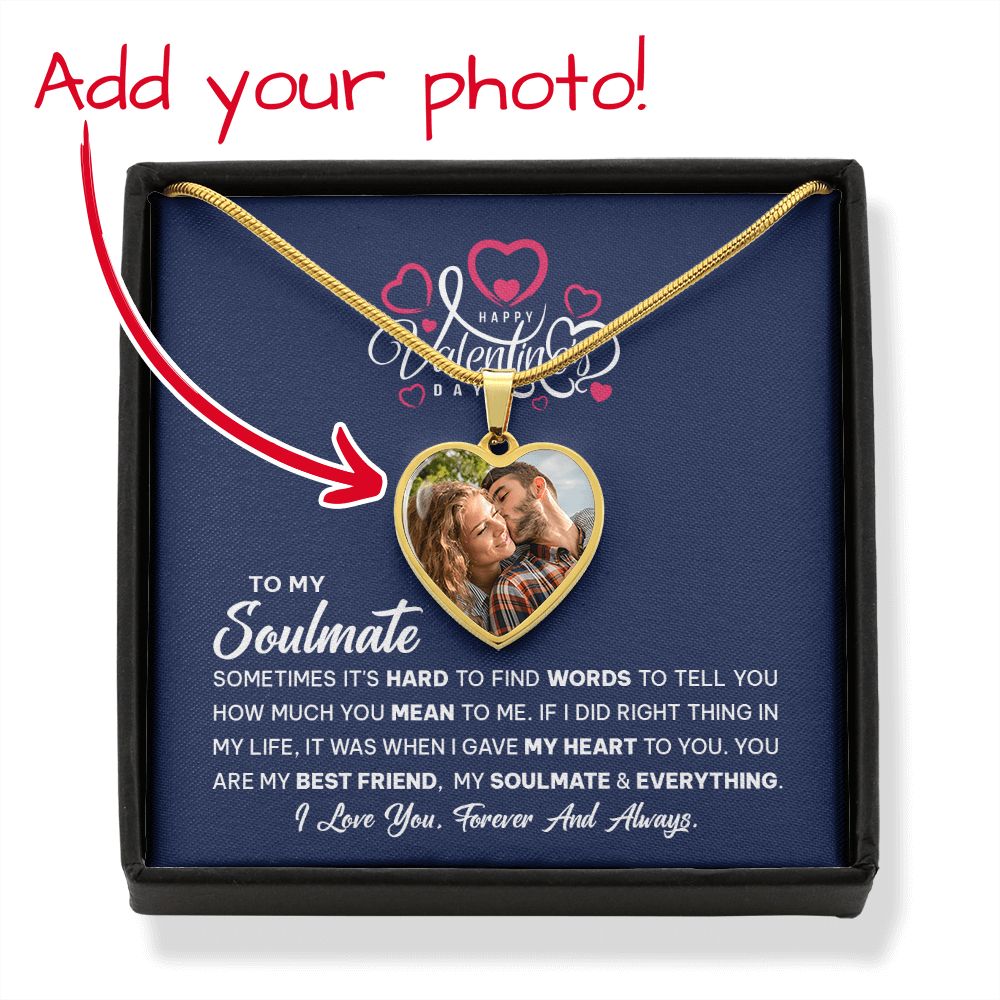 Heart Pendant for Soulmate (Buyer Upload Photo)