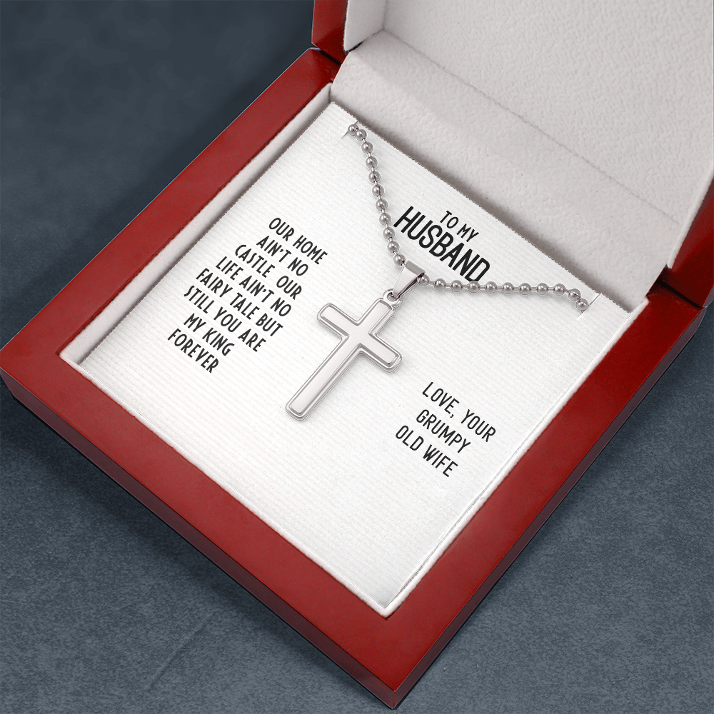 To My Husband - You Are My Kind Forever - Cross Necklace Surprise Gifts For Husband