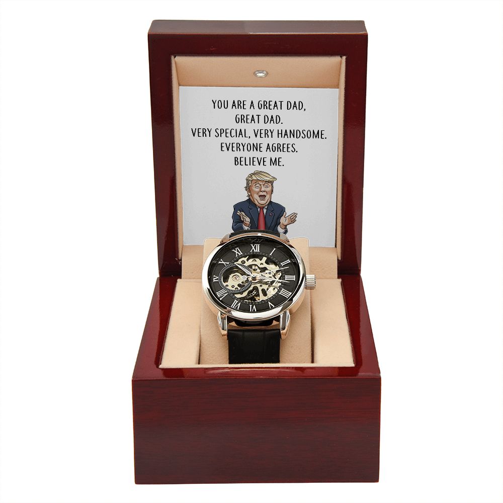 Openwork Watch for Dad - Daughter long distance fathers day gifts