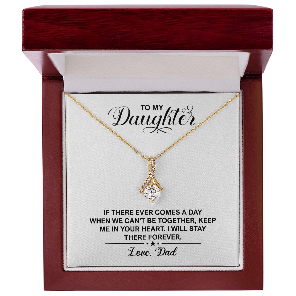 To My Daughter Show Your Daughter How Much You Care With Forever Love Necklace