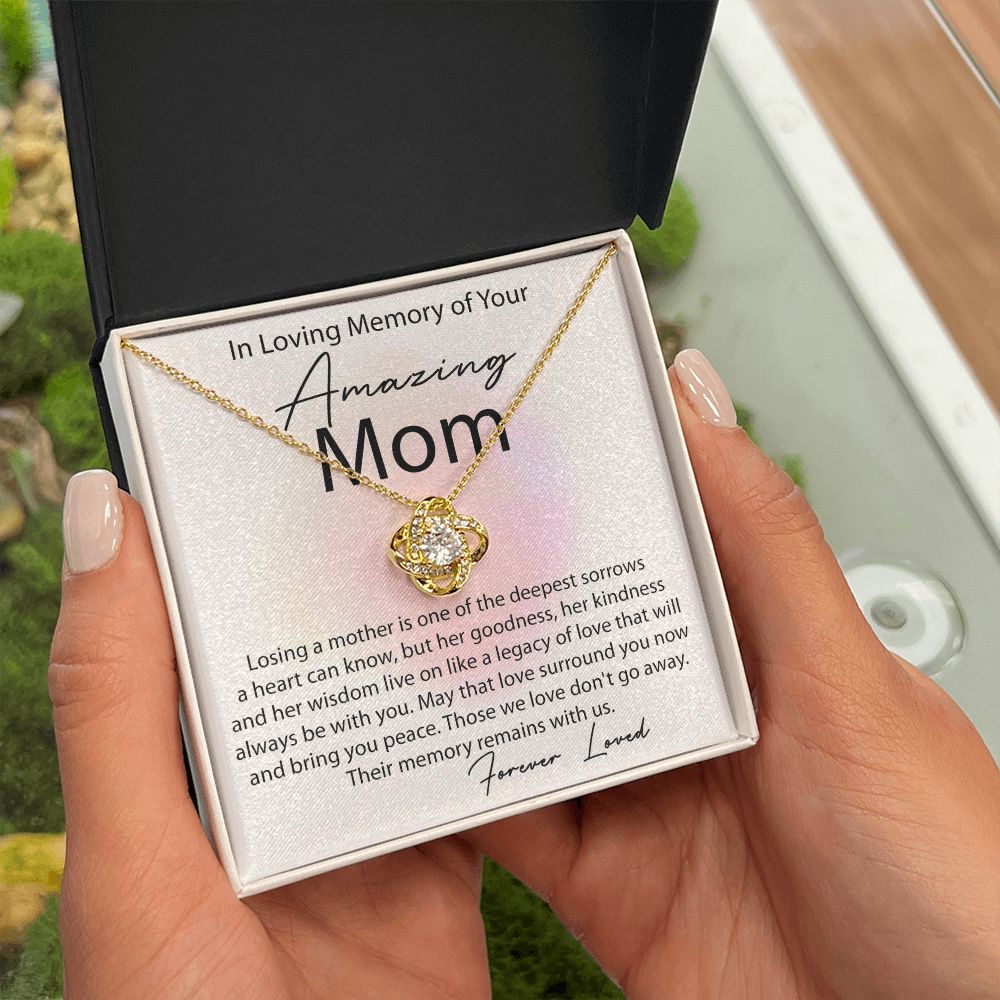 Expressing Gratitude To My Mom Love Knot Necklace The Perfect Mother's Day Gift