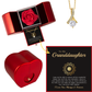 Granddaughter Necklace - Pendant Jewelry With Message Card Gift Box