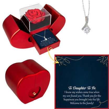 Daughter-in-Law 14K pendant Stainless Steel Jewelry From Mom Dad