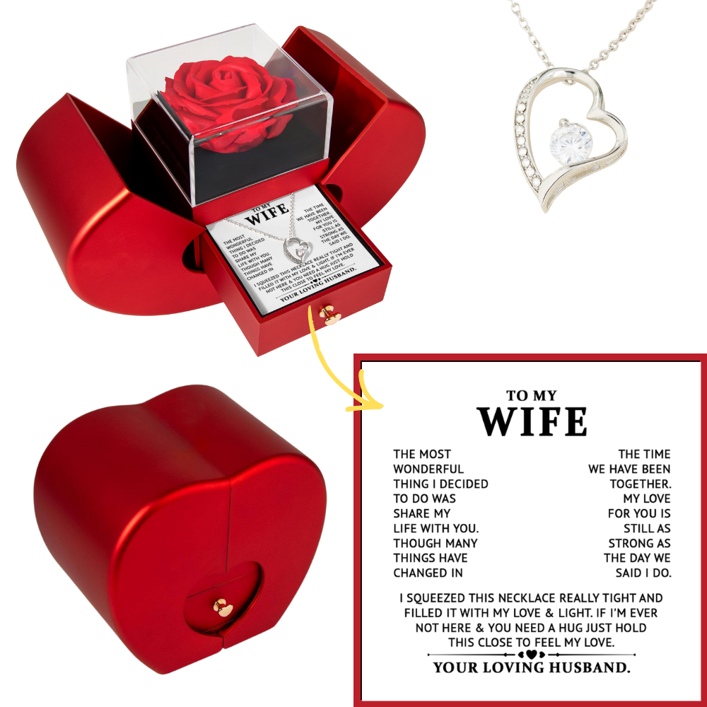 To My Wife I Love You Always and Forever - Soulmate Jewelry