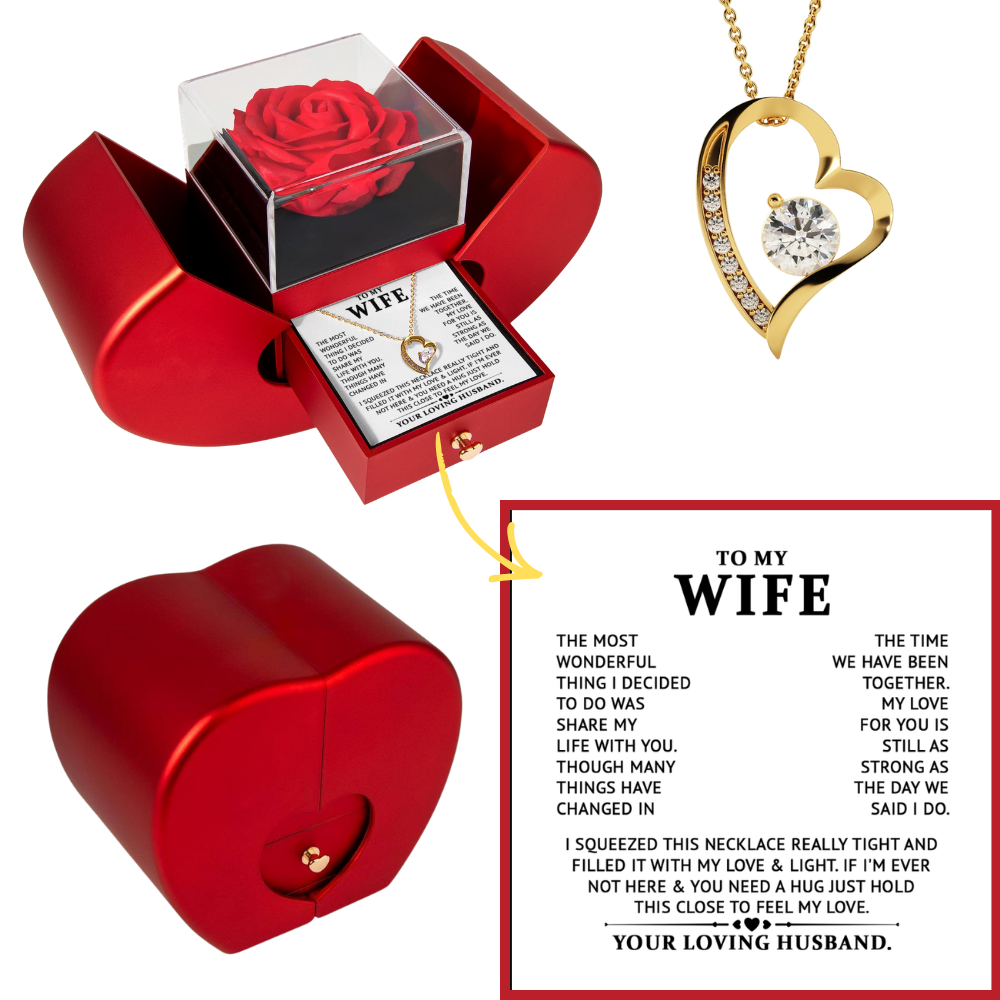 To My Wife I Love You Always and Forever - Soulmate Jewelry