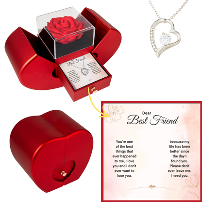 Best Friend Necklace - Unique Jewelry Gift for BFFs, Sisters