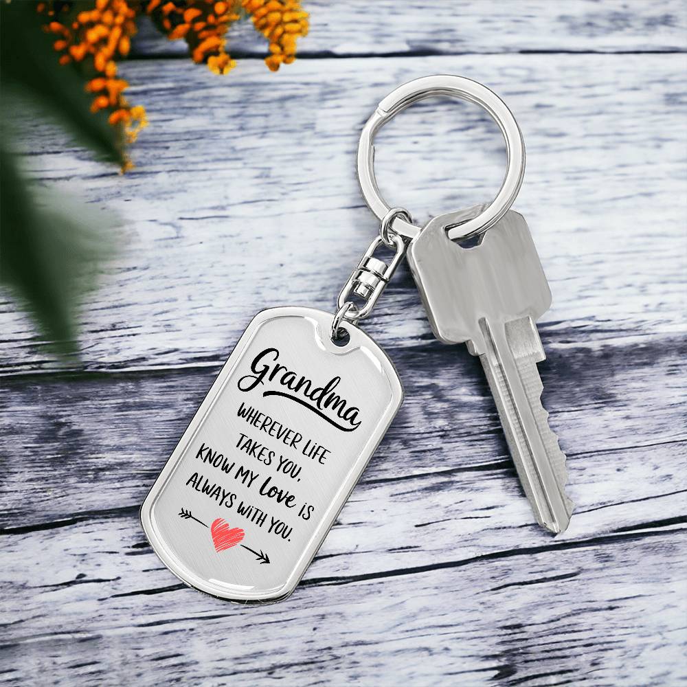 First Time Grandma Gift, New Grandma Gift, I Love You Grandma, Grandma Keychain, Mother's Day Gift For Grandma