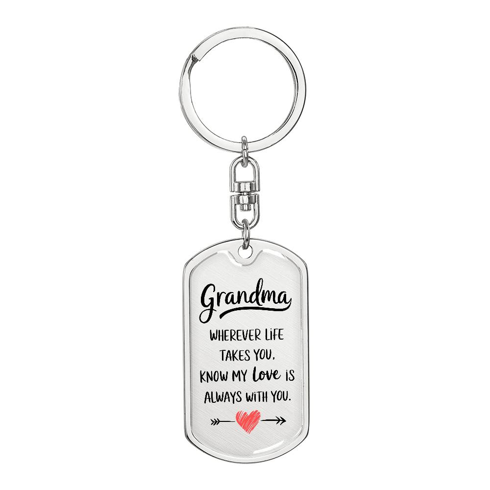 First Time Grandma Gift, New Grandma Gift, I Love You Grandma, Grandma Keychain, Mother's Day Gift For Grandma