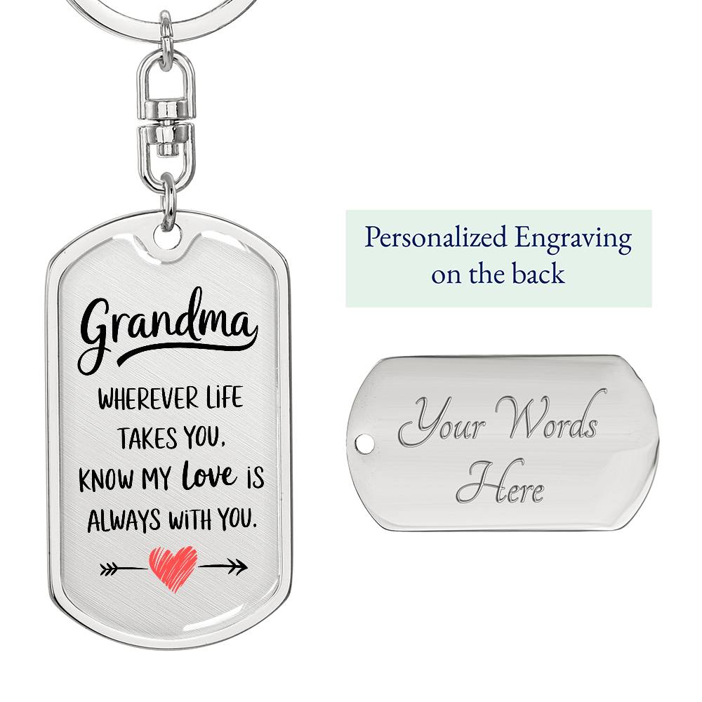 First Time Grandma Gift, New Grandma Gift, I Love You Grandma, Grandma Keychain, Mother's Day Gift For Grandma