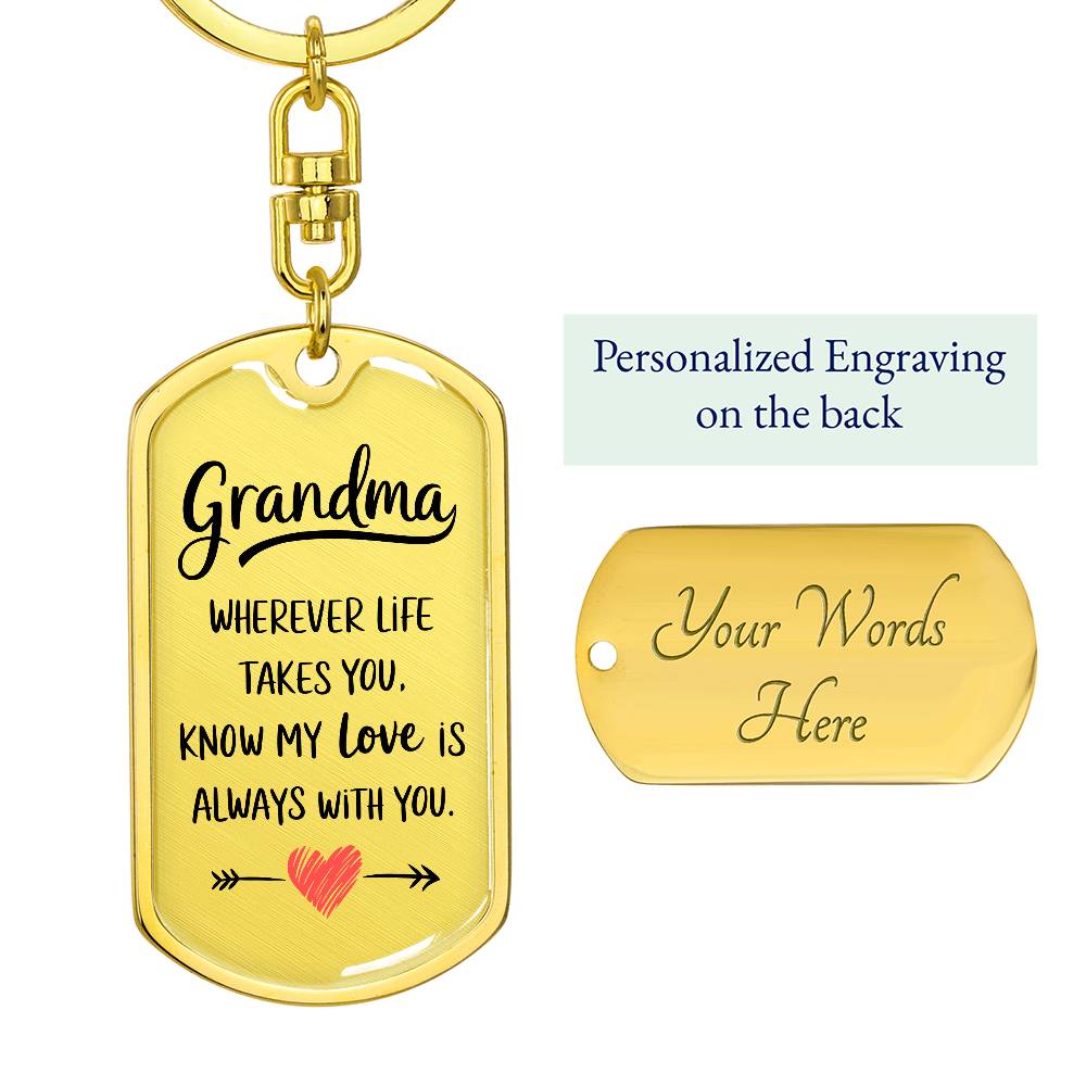 First Time Grandma Gift, New Grandma Gift, I Love You Grandma, Grandma Keychain, Mother's Day Gift For Grandma