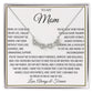 Mom Necklace for Women With Heartfelt Message & Gift Box