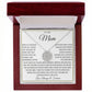 Mom Necklace for Women With Heartfelt Message & Gift Box
