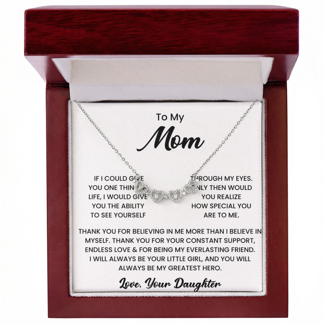 To My Mom Necklace Gifts Meaningful Gift to Mom From Son