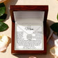 Mom Necklace for Women With Heartfelt Message & Gift Box