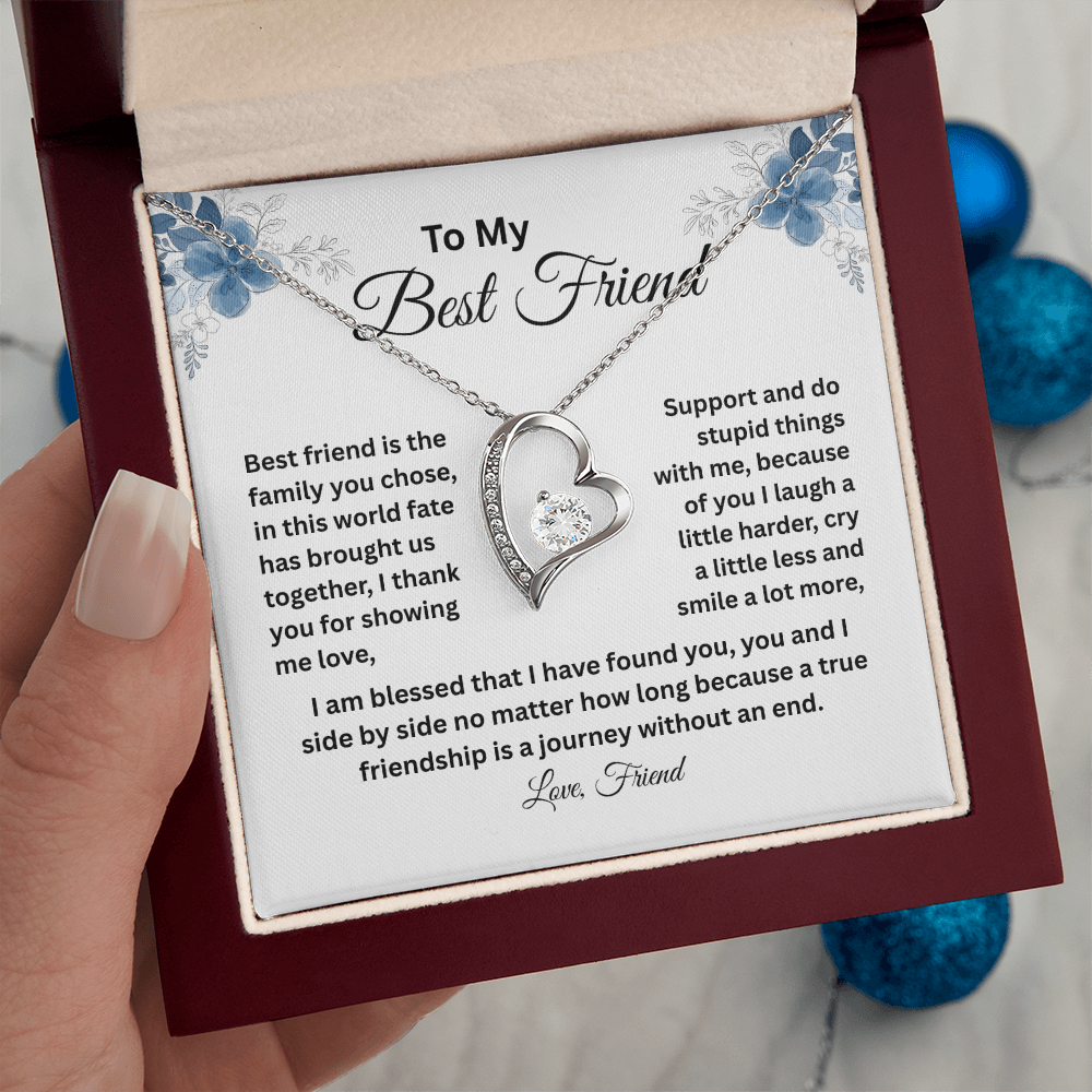 Unbiological Sister Best Friend Necklace – Matching Friendship Jewelry Gift