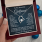 To My Girlfriend Forever Love Necklace With Message Card & Gift Box